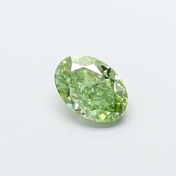 Loose Diamond - OVAL 0.33ct Fancy Vivid Green VS1