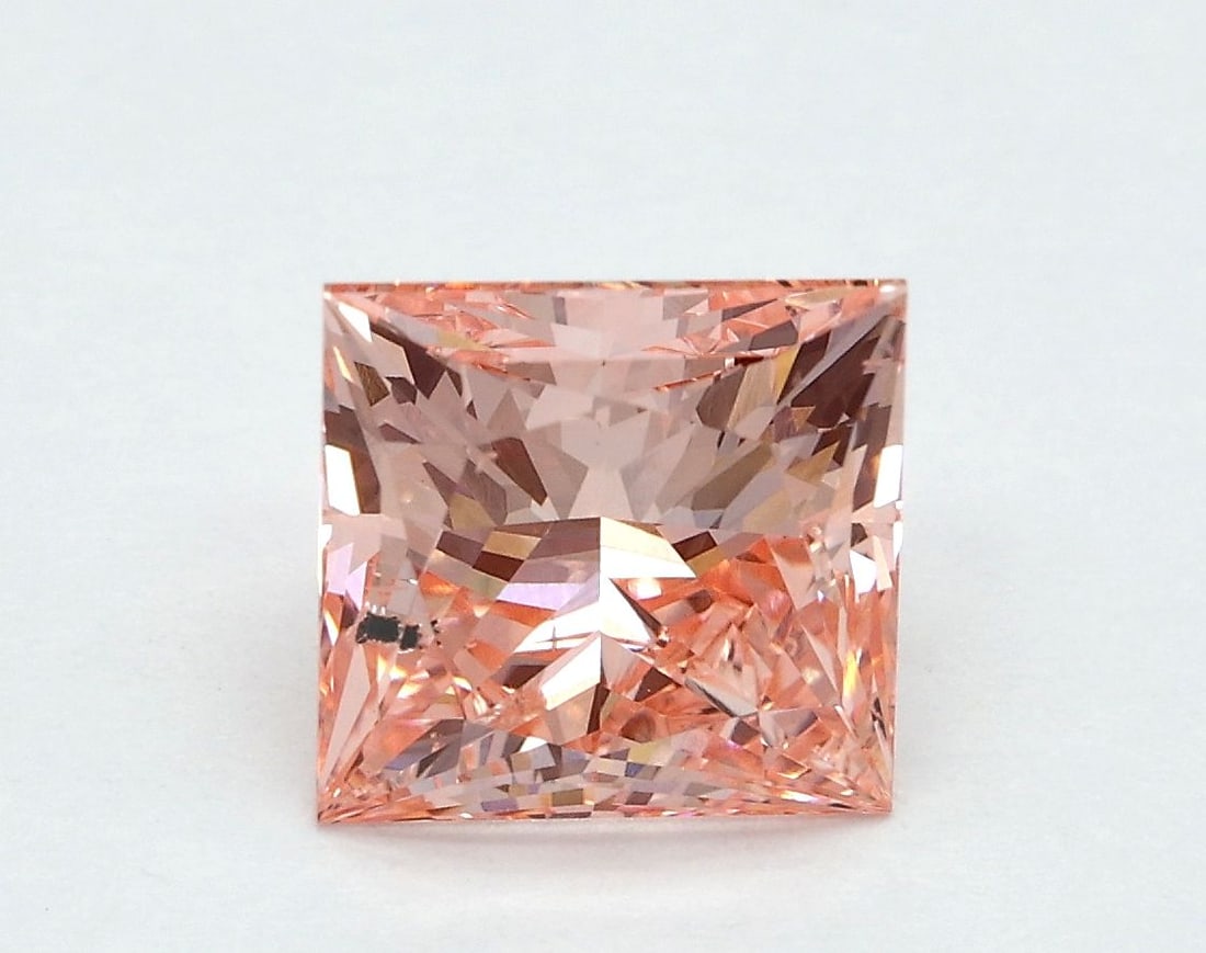Loose Diamond - PRINCESS 1.71ct Fancy Vivid Pink SI2
