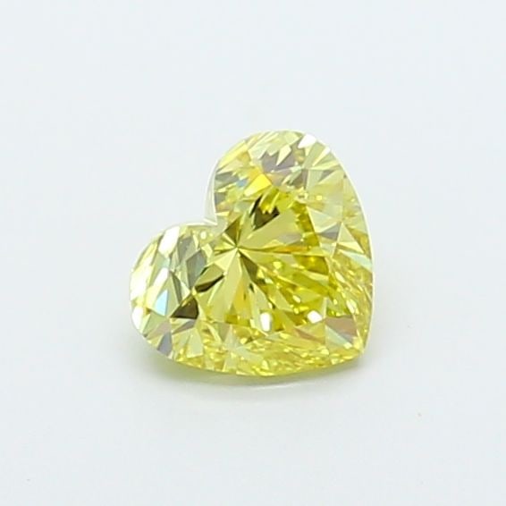 Loose Diamond - HEART 1.0ct Fancy Intense Yellow VS1: Loose Diamond - HEART 1.0ct Fancy Intense Yellow VS1 Source: This is a real non-mined Diamond that has been grown in a lab Shape: HEART Carats: 1.0 Color: Fancy Intense Yellow Certification: IGI Video
