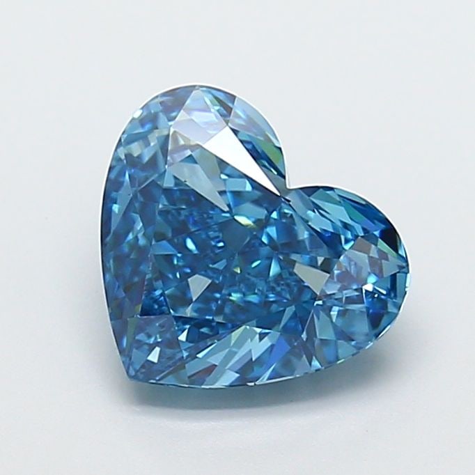 Loose Diamond - HEART 2.58ct Fancy Vivid Blue VS1