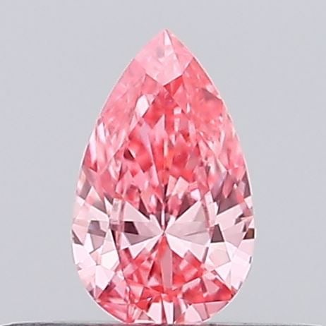 Loose Diamond - PEAR 0.18ct Fancy Vivid Pink VS1: Loose Diamond - PEAR 0.18ct Fancy Vivid Pink VS1 Source: This is a real non-mined Diamond that has been grown in a lab Shape: PEAR Carats: 0.18 Color: Fancy Vivid Pink Certification: IGI Video: