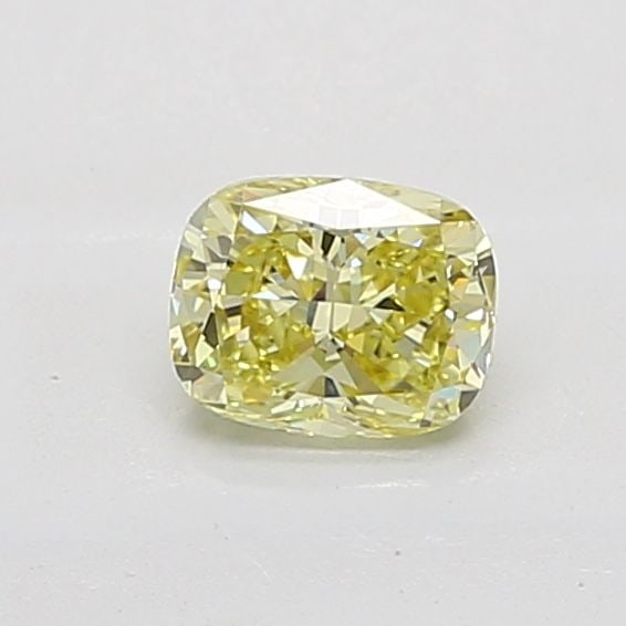 Loose Diamond - CUSHION MODIFIED 1.04ct Fancy Intense Yellow VVS2: Loose Diamond - CUSHION MODIFIED 1.04ct Fancy Intense Yellow VVS2 Source: This is a real non-mined Diamond that has been grown in a lab Shape: CUSHION MODIFIED Carats: 1.04 Color: Fancy Intense Yellow