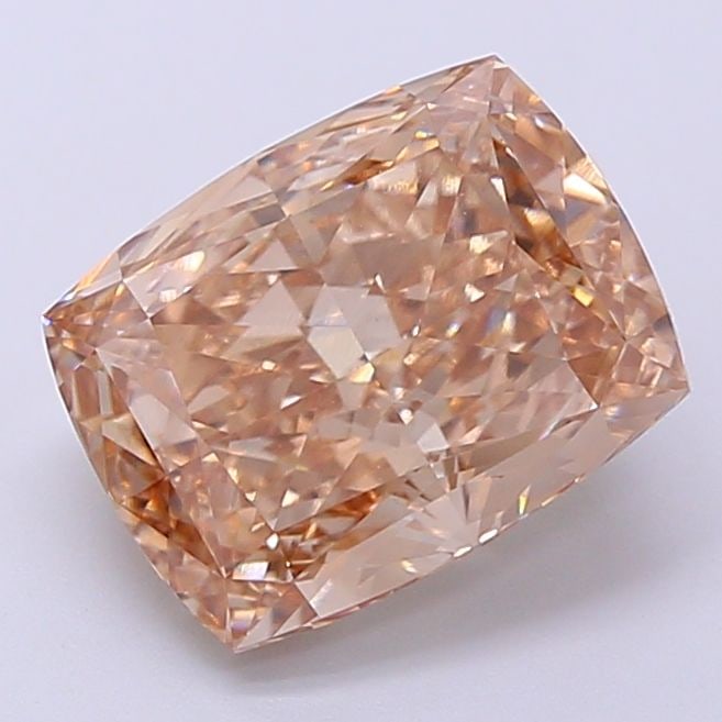 Loose Diamond - CUSHION MODIFIED 3.25ct Fancy Light Brown VS1: Loose Diamond - CUSHION MODIFIED 3.25ct Fancy Light Brown VS1 Source: This is a real non-mined Diamond that has been grown in a lab Shape: CUSHION MODIFIED Carats: 3.25 Color: Fancy Light Brown Certif