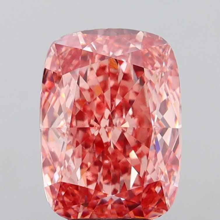 Loose Diamond - CUSHION MODIFIED 5.07ct Fancy Vivid Pink VS1: Loose Diamond - CUSHION MODIFIED 5.07ct Fancy Vivid Pink VS1 Source: This is a real non-mined Diamond that has been grown in a lab Shape: CUSHION MODIFIED Carats: 5.07 Color: Fancy Vivid Pink Certific