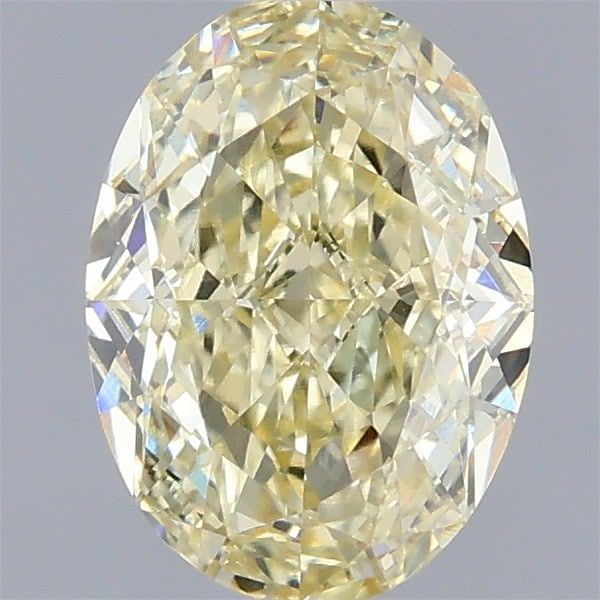 Loose Diamond - OVAL 1.1ct Fancy Yellow VVS2: Loose Diamond - OVAL 1.1ct Fancy Yellow VVS2 Source: This is a real non-mined Diamond that has been grown in a lab Shape: OVAL Carats: 1.1 Color: Fancy Yellow Certification: IGI Video: