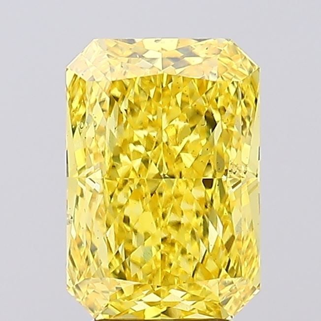 Loose Diamond - RADIANT 4.06ct Fancy Vivid Yellow SI1: Loose Diamond - RADIANT 4.06ct Fancy Vivid Yellow SI1 Source: This is a real non-mined Diamond that has been grown in a lab Shape: RADIANT Carats: 4.06 Color: Fancy Vivid Yellow Certification: IGI Vid