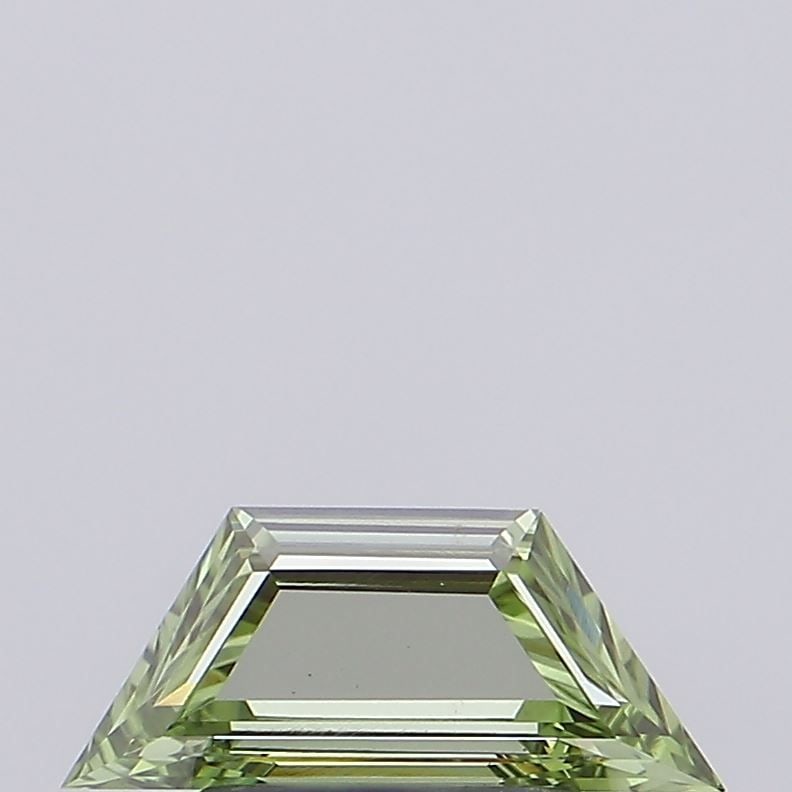 Loose Diamond - TRAPEZOID 0.7ct Fancy Vivid Green VS1: Loose Diamond - TRAPEZOID 0.7ct Fancy Vivid Green VS1 Source: This is a real non-mined Diamond that has been grown in a lab Shape: TRAPEZOID Carats: 0.7 Color: Fancy Vivid Green Certification: NONE Vi