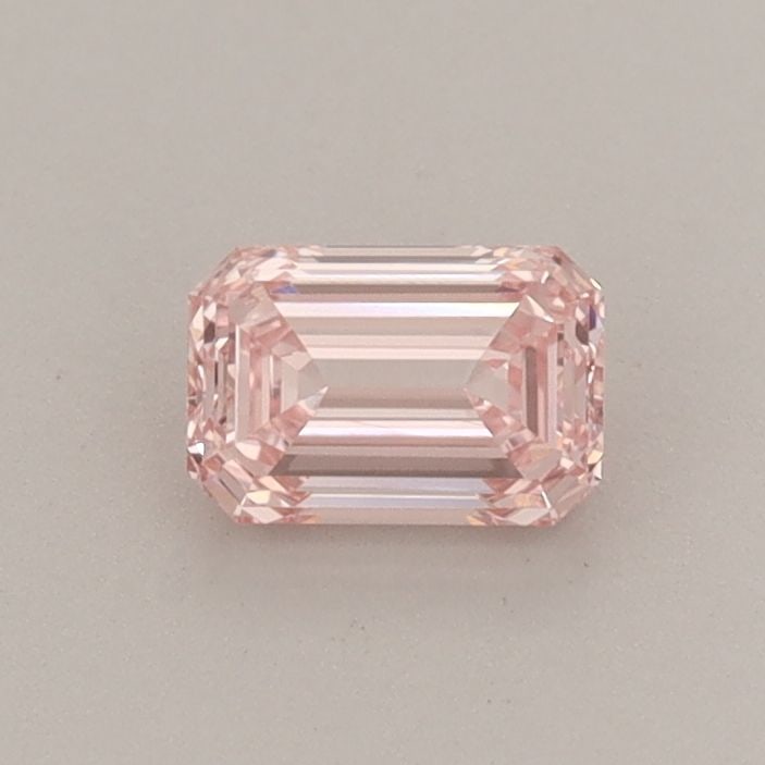 Loose Diamond - EMERALD 0.41ct Fancy Intense Pink VVS2: Loose Diamond - EMERALD 0.41ct Fancy Intense Pink VVS2 Source: This is a real non-mined Diamond that has been grown in a lab Shape: EMERALD Carats: 0.41 Color: Fancy Intense Pink Certification: IGI Vi