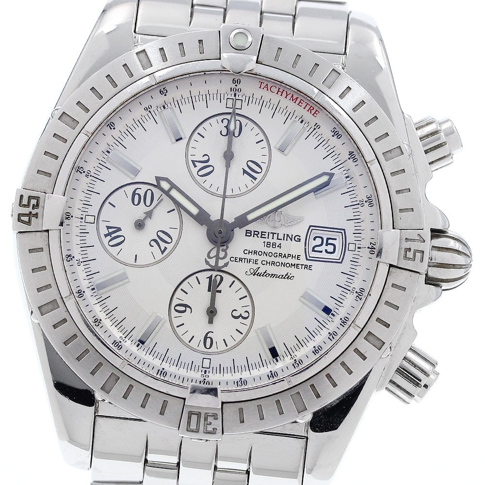 Breitling Chronomat Evolution A13356 mens automatic chronograph watch (1 of 7)