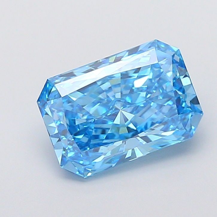 Loose Diamond - RADIANT 4.09ct Fancy Vivid Blue VS1: Loose Diamond - RADIANT 4.09ct Fancy Vivid Blue VS1 Source: This is a real non-mined Diamond that has been grown in a lab Shape: RADIANT Carats: 4.09 Color: Fancy Vivid Blue Certification: IGI Video: