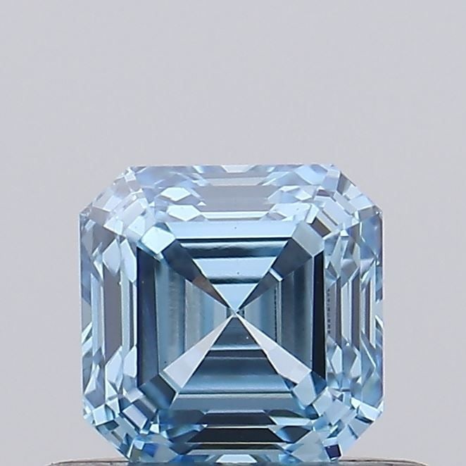 Loose Diamond - ASSCHER 0.53ct Fancy Vivid Blue VVS2: Loose Diamond - ASSCHER 0.53ct Fancy Vivid Blue VVS2 Source: This is a real non-mined Diamond that has been grown in a lab Shape: ASSCHER Carats: 0.53 Color: Fancy Vivid Blue Certification: IGI