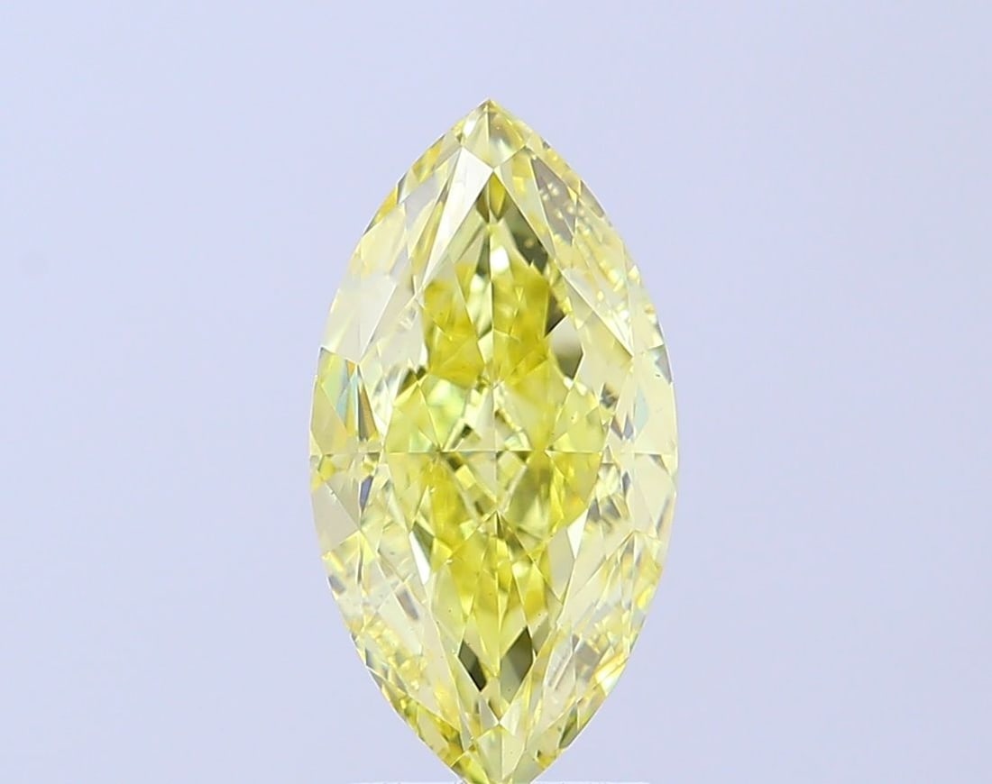 Loose Diamond - MARQUISE 3.5ct Fancy Intense Yellow VS1: Loose Diamond - MARQUISE 3.5ct Fancy Intense Yellow VS1 Source: This is a real non-mined Diamond that has been grown in a lab Shape: MARQUISE Carats: 3.5 Color: Fancy Intense Yellow Certification: IGI