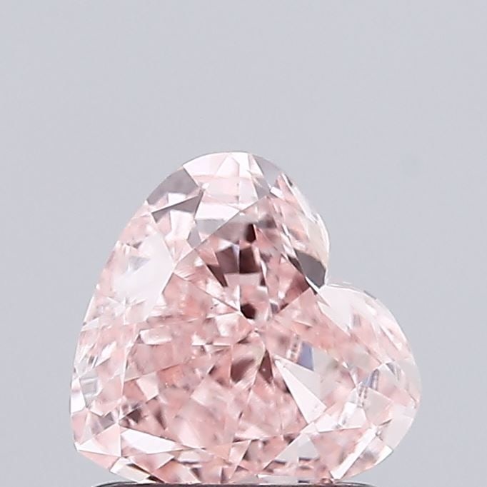 Loose Diamond - HEART 1.11ct Fancy Vivid Pink VS1: Loose Diamond - HEART 1.11ct Fancy Vivid Pink VS1 Source: This is a real non-mined Diamond that has been grown in a lab Shape: HEART Carats: 1.11 Color: Fancy Vivid Pink Certification: IGI Video: