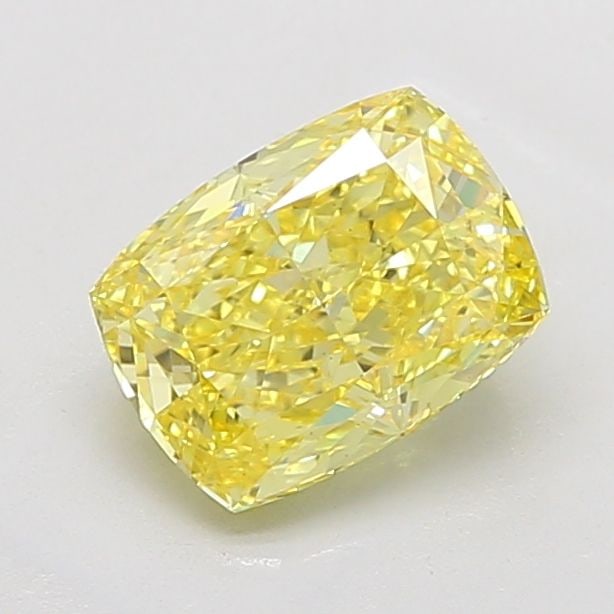 Loose Diamond - CUSHION MODIFIED 3.07ct Fancy Vivid Yellow VS1: Loose Diamond - CUSHION MODIFIED 3.07ct Fancy Vivid Yellow VS1 Source: This is a real non-mined Diamond that has been grown in a lab Shape: CUSHION MODIFIED Carats: 3.07 Color: Fancy Vivid Yellow Cert