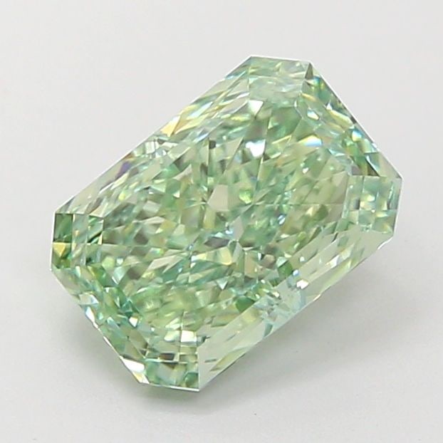 Loose Diamond - RADIANT 2.0ct Fancy Vivid Green VS1: Loose Diamond - RADIANT 2.0ct Fancy Vivid Green VS1 Source: This is a real non-mined Diamond that has been grown in a lab Shape: RADIANT Carats: 2.0 Color: Fancy Vivid Green Certification: IGI Video: