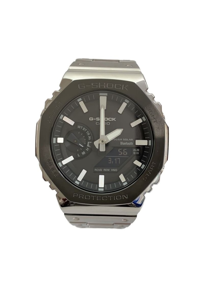 Casio G Shock GM-B2100BT-1AJF Stainless Steel Black Wristwatch: Casio G Shock GM-B2100BT-1AJF Stainless Steel Black Wristwatch This CASIO G-SHOCK GM-B2100BT-1AJF men's wristwatch features a durable stainless steel construction in black. Designed for everyday wear,