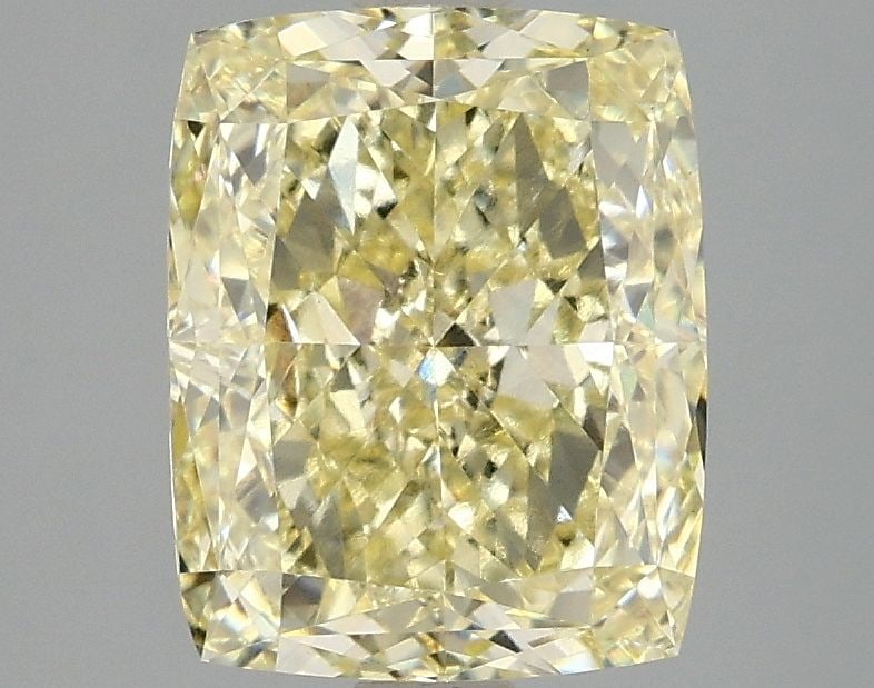 Loose Diamond - CUSHION MODIFIED 3.04ct Fancy Intense Yellow VS1: Loose Diamond - CUSHION MODIFIED 3.04ct Fancy Intense Yellow VS1 Source: This is a real non-mined Diamond that has been grown in a lab Shape: CUSHION MODIFIED Carats: 3.04 Color: Fancy Intense Yellow 