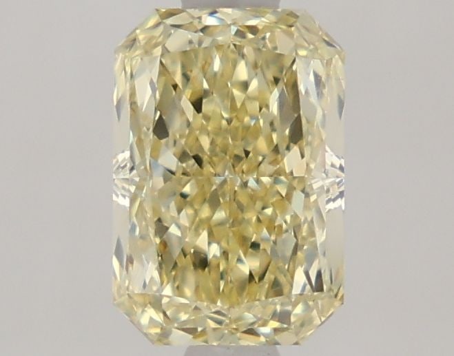 Loose Diamond - RADIANT 1.45ct Fancy Yellow VVS2: Loose Diamond - RADIANT 1.45ct Fancy Yellow VVS2 Source: This is a real non-mined Diamond that has been grown in a lab Shape: RADIANT Carats: 1.45 Color: Fancy Yellow Certification: IGI Video: