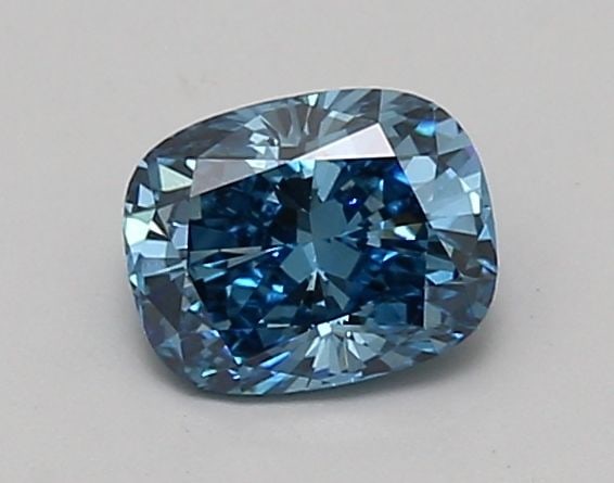 Loose Diamond - CUSHION MODIFIED 0.98ct Fancy Vivid Blue VS1: Loose Diamond - CUSHION MODIFIED 0.98ct Fancy Vivid Blue VS1 Source: This is a real non-mined Diamond that has been grown in a lab Shape: CUSHION MODIFIED Carats: 0.98 Color: Fancy Vivid Blue Certific