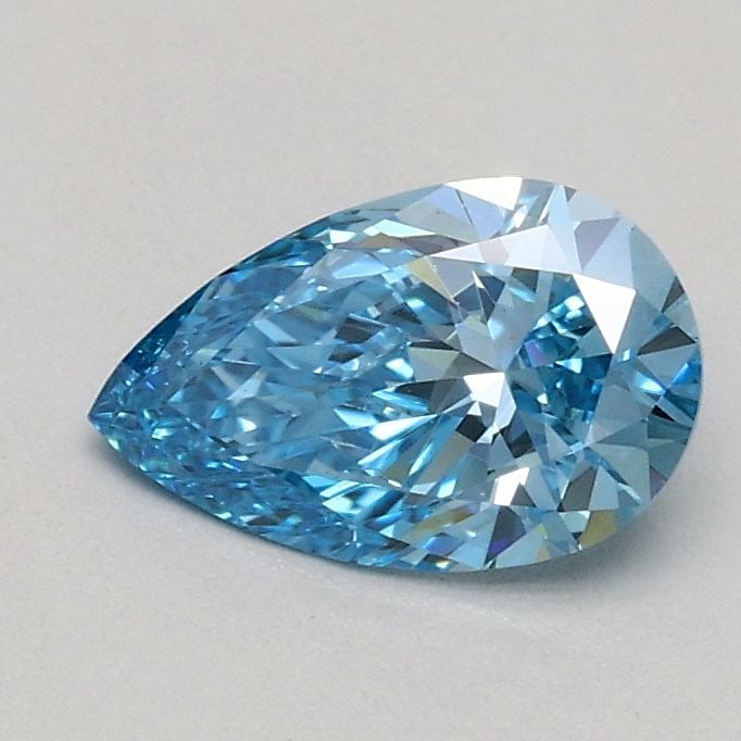 Loose Diamond - PEAR 0.49ct Fancy Vivid Blue VS1: Loose Diamond - PEAR 0.49ct Fancy Vivid Blue VS1 Source: This is a real non-mined Diamond that has been grown in a lab Shape: PEAR Carats: 0.49 Color: Fancy Vivid Blue Certification: IGI Video: