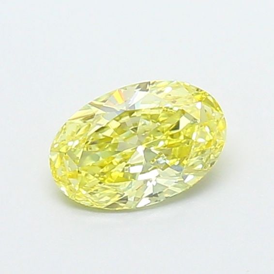 Loose Diamond - OVAL 0.46ct Fancy Intense Yellow VS2: Loose Diamond - OVAL 0.46ct Fancy Intense Yellow VS2 Source: This is a real non-mined Diamond that has been grown in a lab Shape: OVAL Carats: 0.46 Color: Fancy Intense Yellow Certification: IGI Video