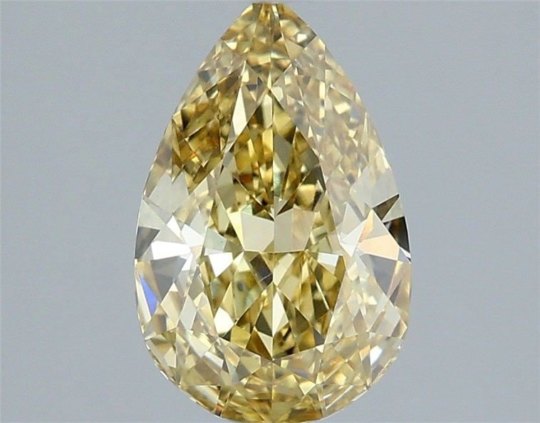 Loose Diamond - PEAR 1.6ct Fancy Intense Yellow VVS2: Loose Diamond - PEAR 1.6ct Fancy Intense Yellow VVS2 Source: This is a real non-mined Diamond that has been grown in a lab Shape: PEAR Carats: 1.6 Color: Fancy Intense Yellow Certification: IGI Video: