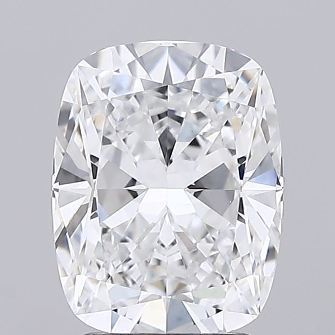 Loose Diamond - CUSHION BRILLIANT 2.72ct D VVS2: Loose Diamond - CUSHION BRILLIANT 2.72ct D VVS2 Source: This is a real non-mined Diamond that has been grown in a lab Shape: CUSHION BRILLIANT Carats: 2.72 Color: D Clarity: VVS2 Certification: GCAL V