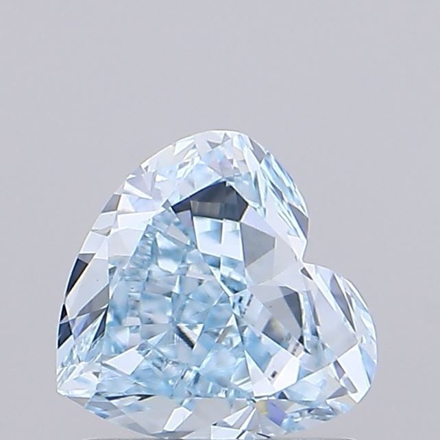 Loose Diamond - HEART 1.06ct Fancy Intense Blue VS1: Loose Diamond - HEART 1.06ct Fancy Intense Blue VS1 Source: This is a real non-mined Diamond that has been grown in a lab Shape: HEART Carats: 1.06 Color: Fancy Intense Blue Certification: IGI The Dia