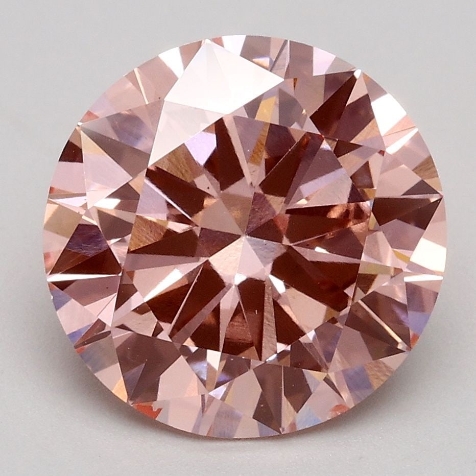 Loose Diamond - ROUND 3.0ct Fancy Intense Pink VS2: Loose Diamond - ROUND 3.0ct Fancy Intense Pink VS2 Source: This is a real non-mined Diamond that has been grown in a lab Shape: ROUND Carats: 3.0 Color: Fancy Intense Pink Certification: IGI Video: