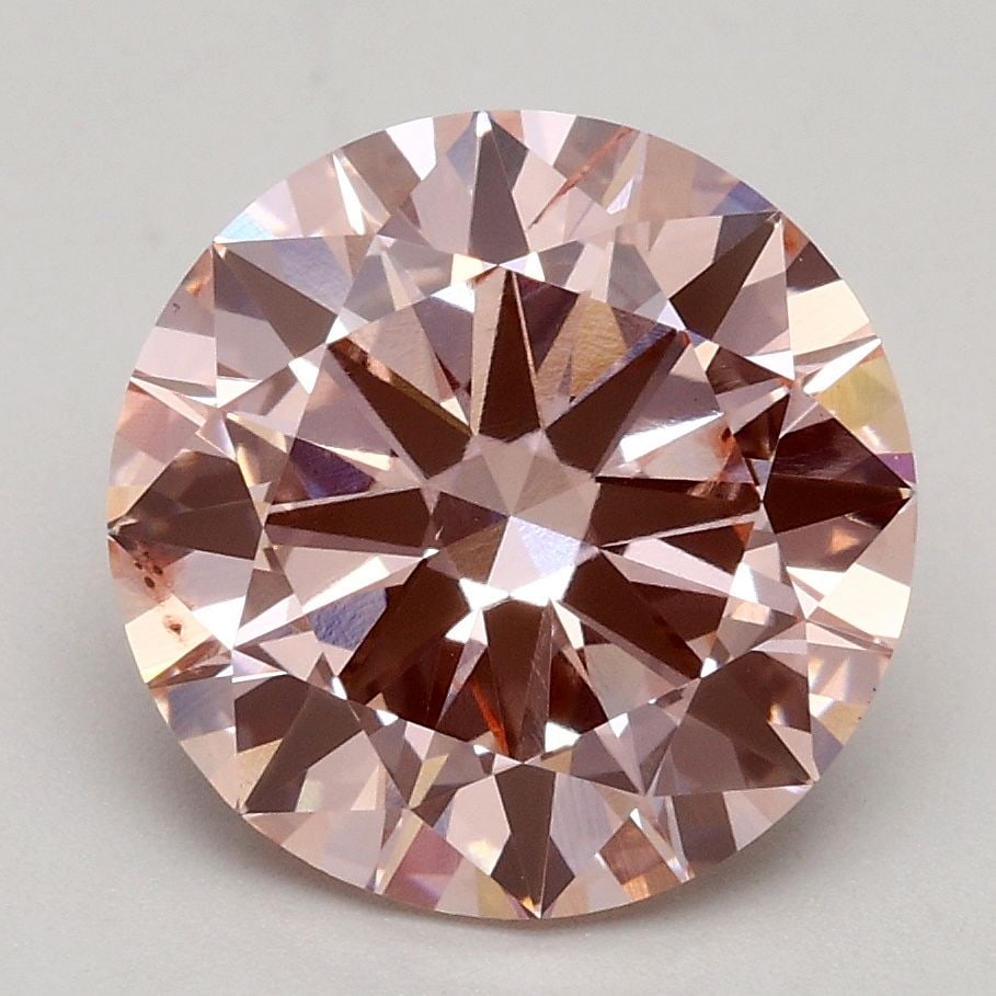 Loose Diamond - ROUND 2.51ct Fancy Intense Pink SI2: Loose Diamond - ROUND 2.51ct Fancy Intense Pink SI2 Source: This is a real non-mined Diamond that has been grown in a lab Shape: ROUND Carats: 2.51 Color: Fancy Intense Pink Certification: IGI Video: