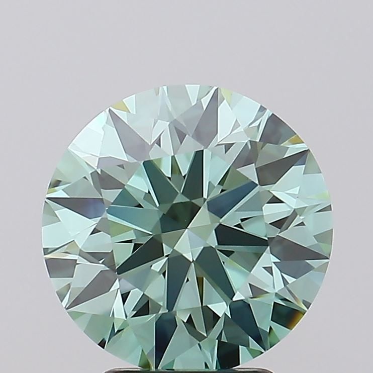 Ideal Loose Diamond - ROUND 3.55ct Fancy Vivid Green VVS2: Ideal Loose Diamond - ROUND 3.55ct Fancy Vivid Green VVS2 Source: This is a real non-mined Diamond that has been grown in a lab Shape: ROUND Carats: 3.55 Color: Fancy Vivid Green Certification: IGI Vi