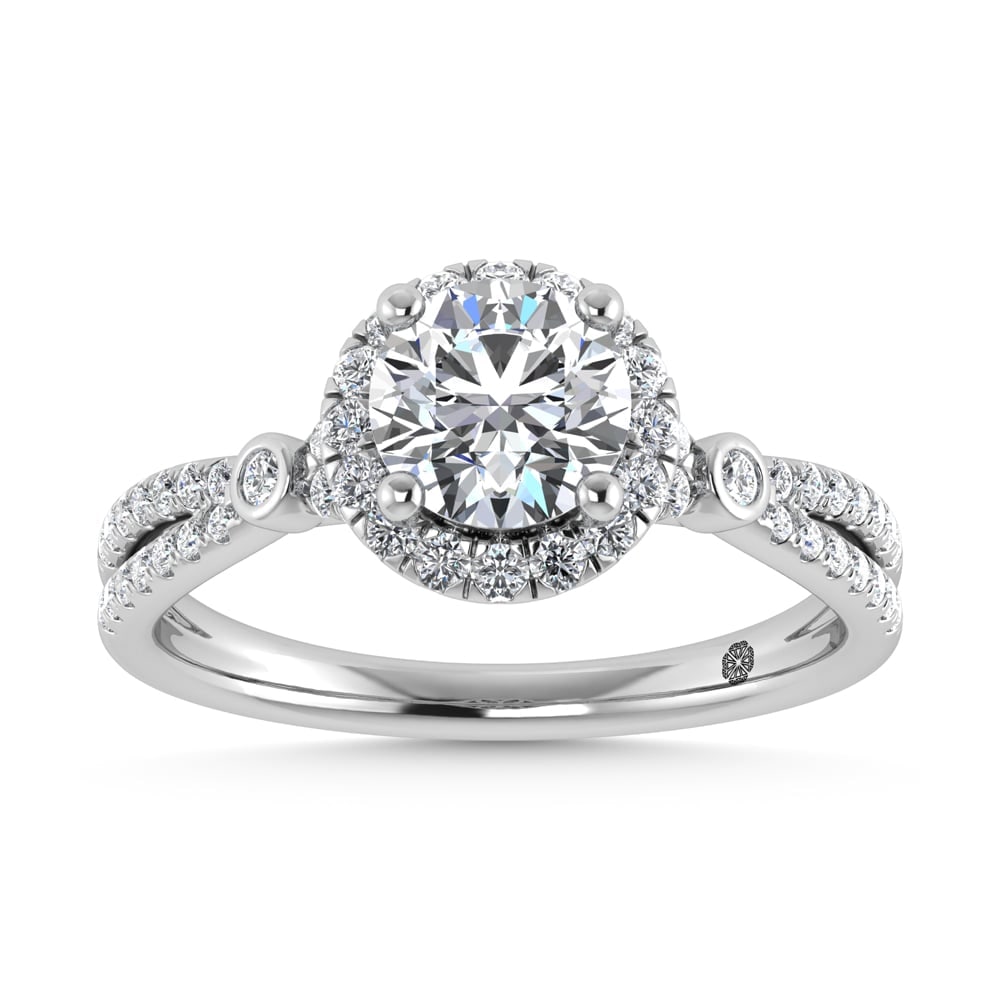 10K White Gold Lab Grown Diamond 1 1/4 Ct.Tw. Engagement Ring: 10K White Gold Lab Grown Diamond 1 1/4 Ct.Tw. Engagement Ring 10k White Gold Stone Color: D-f Stone Clarity: Vs Each ring is presented in standard size 6.5. Complimentary resizing is available between