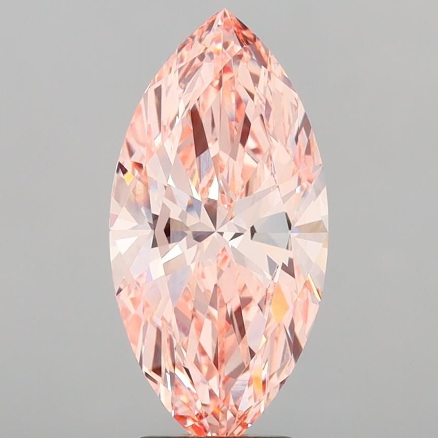 Loose Diamond - MARQUISE 5.08ct Fancy Intense Pink VVS2: Loose Diamond - MARQUISE 5.08ct Fancy Intense Pink VVS2 Source: This is a real non-mined Diamond that has been grown in a lab Shape: MARQUISE Carats: 5.08 Color: Fancy Intense Pink Certification: IGI