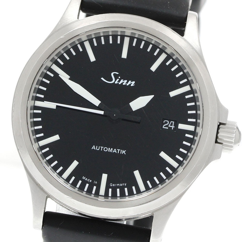 Sinn 556 Automatic Wristwatch with Date Black Dial Mens: Sinn 556 Automatic Wristwatch with Date Black Dial Mens Pre-owned Sinn 556 Date automatic men's wristwatch with a black dial and stainless steel case. This watch features a date function and comes wit