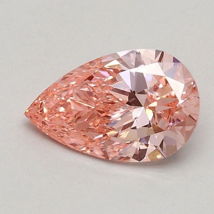Loose Diamond - PEAR 0.5ct Fancy Vivid Pink VVS2: Loose Diamond - PEAR 0.5ct Fancy Vivid Pink VVS2 Source: This is a real non-mined Diamond that has been grown in a lab Shape: PEAR Carats: 0.5 Color: Fancy Vivid Pink Certification: IGI Video: