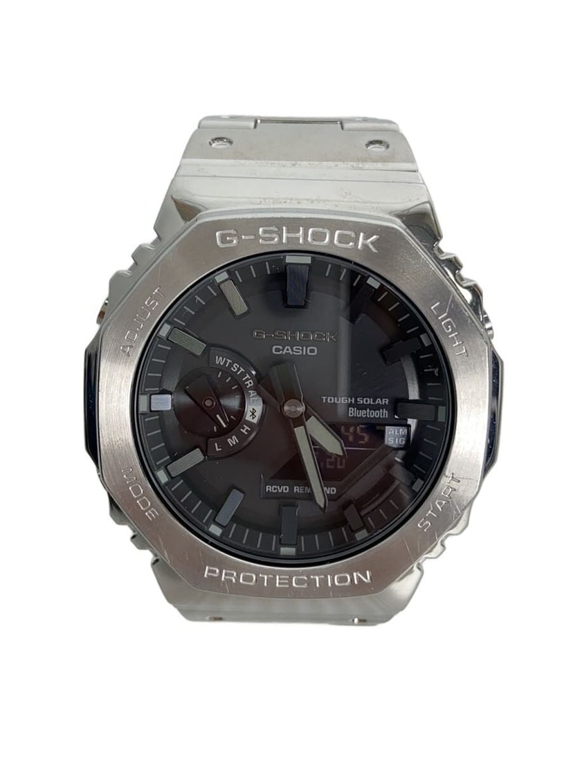 CASIO GM-B2100D-1AJF Stainless Steel Black Wristwatch: CASIO GM-B2100D-1AJF Stainless Steel Black Wristwatch This CASIO G-SHOCK GM-B2100D-1AJF men's wristwatch features a durable stainless steel construction and a sleek black color. Made in Japan, the wat