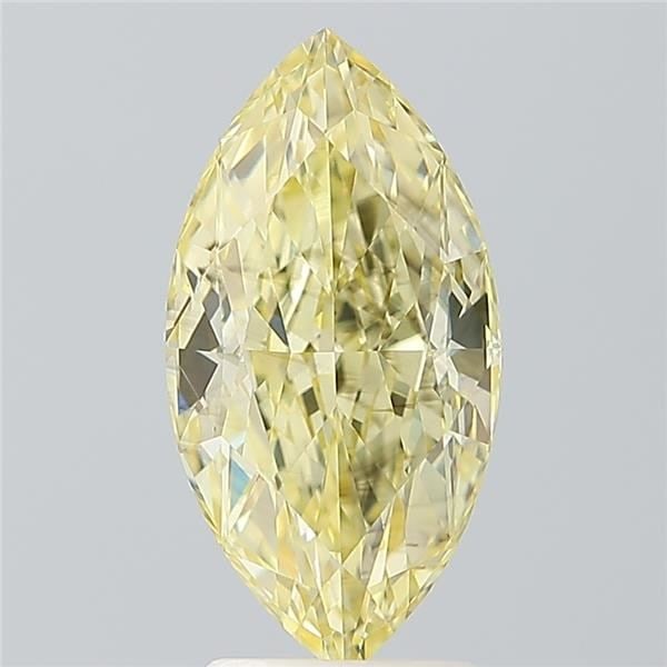 Loose Diamond - MARQUISE 3.04ct Fancy Intense Yellow VS2: Loose Diamond - MARQUISE 3.04ct Fancy Intense Yellow VS2 Source: This is a real non-mined Diamond that has been grown in a lab Shape: MARQUISE Carats: 3.04 Color: Fancy Intense Yellow Certification: I