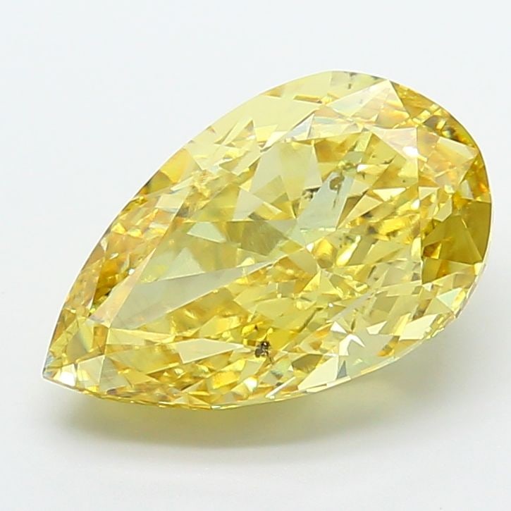 Loose Diamond - PEAR 9.07ct Fancy Intense Yellow VS2: Loose Diamond - PEAR 9.07ct Fancy Intense Yellow VS2 Source: This is a real non-mined Diamond that has been grown in a lab Shape: PEAR Carats: 9.07 Color: Fancy Intense Yellow Certification: IGI