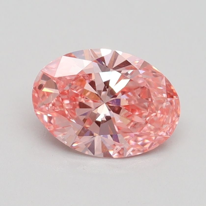 Loose Diamond - OVAL 1.05ct Fancy Vivid Pink SI1: Loose Diamond - OVAL 1.05ct Fancy Vivid Pink SI1 Source: This is a real non-mined Diamond that has been grown in a lab Shape: OVAL Carats: 1.05 Color: Fancy Vivid Pink Certification: IGI Video: Video