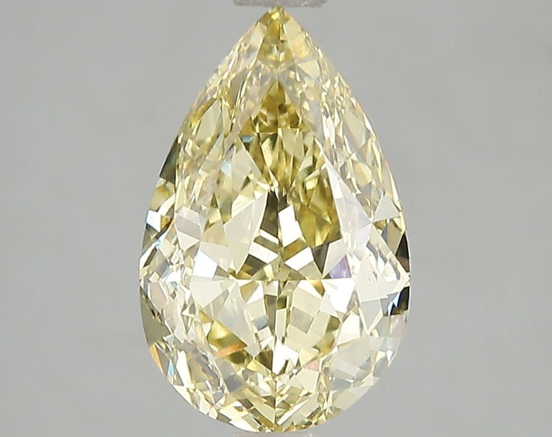 Loose Diamond - PEAR 3.02ct Fancy Intense Yellow VS1: Loose Diamond - PEAR 3.02ct Fancy Intense Yellow VS1 Source: This is a real non-mined Diamond that has been grown in a lab Shape: PEAR Carats: 3.02 Color: Fancy Intense Yellow Certification: IGI