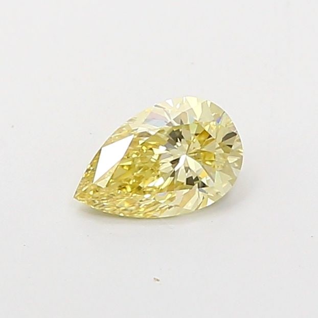 Loose Diamond - PEAR 0.5ct Fancy Yellow VS1: Loose Diamond - PEAR 0.5ct Fancy Yellow VS1 Source: This is a real non-mined Diamond that has been grown in a lab Shape: PEAR Carats: 0.5 Color: Fancy Yellow Certification: IGI Video: