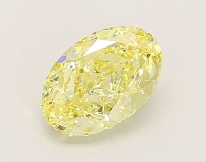 Loose Diamond - OVAL 1.02ct Fancy Intense Yellow VS1: Loose Diamond - OVAL 1.02ct Fancy Intense Yellow VS1 Source: This is a real non-mined Diamond that has been grown in a lab Shape: OVAL Carats: 1.02 Color: Fancy Intense Yellow Certification: IGI Video