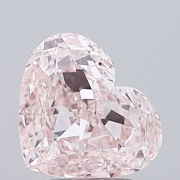 Loose Diamond - HEART 3.88ct Fancy Pink VS1: Loose Diamond - HEART 3.88ct Fancy Pink VS1 Source: This is a real non-mined Diamond that has been grown in a lab Shape: HEART Carats: 3.88 Color: Fancy Pink Certification: IGI Video: