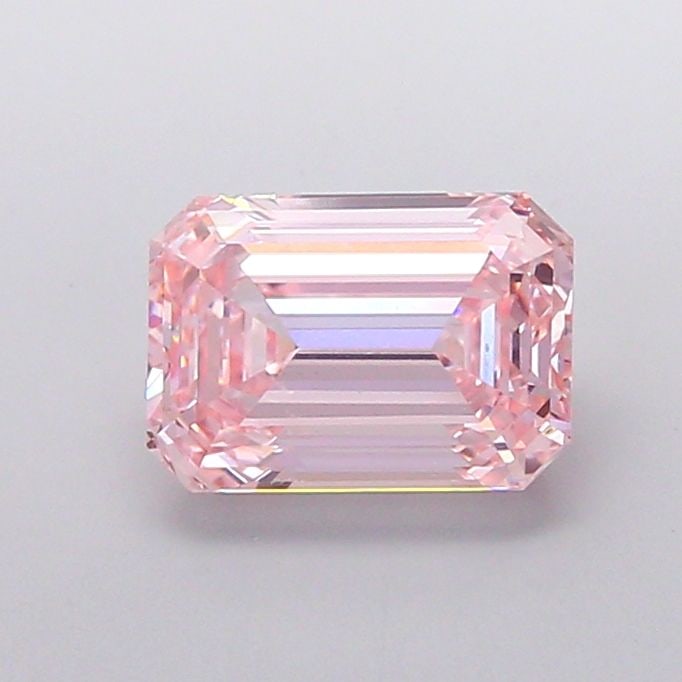 Loose Diamond - EMERALD 3.03ct Fancy Intense Pink VS1: Loose Diamond - EMERALD 3.03ct Fancy Intense Pink VS1 Source: This is a real non-mined Diamond that has been grown in a lab Shape: EMERALD Carats: 3.03 Color: Fancy Intense Pink Certification: IGI Vid