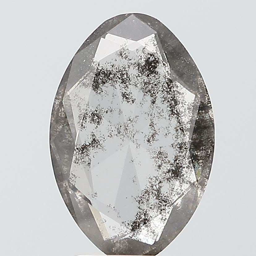 Loose Diamond - OVAL 1.44ct Salt and Pepper I2: Loose Diamond - OVAL 1.44ct Salt and Pepper I2 Source: This is a real non-mined Diamond that has been grown in a lab Shape: OVAL Carats: 1.44 Color: Salt and Pepper Certification: NONE Video: