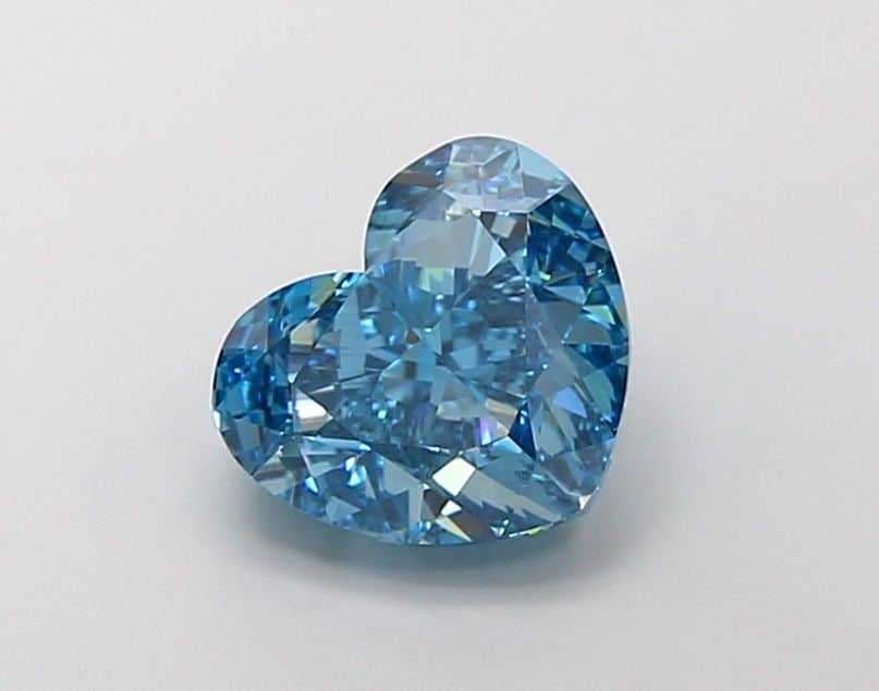 Loose Diamond - HEART 3.0ct Fancy Vivid Blue VS1 (1 of 1)