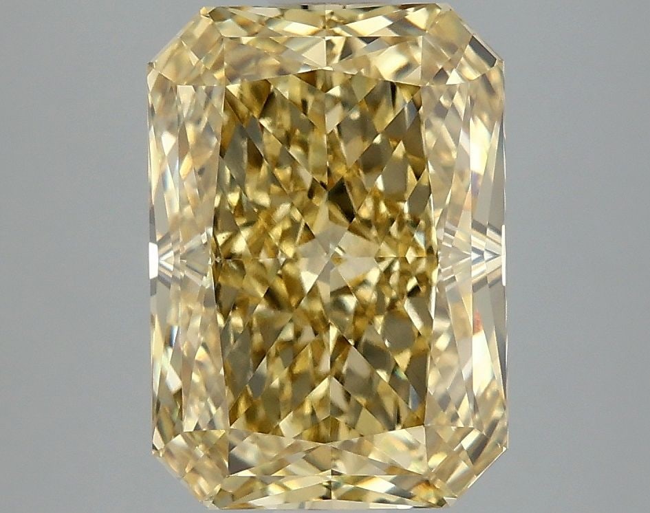 Loose Diamond - RADIANT 4.06ct Fancy Intense Yellow VS1: Loose Diamond - RADIANT 4.06ct Fancy Intense Yellow VS1 Source: This is a real non-mined Diamond that has been grown in a lab Shape: RADIANT Carats: 4.06 Color: Fancy Intense Yellow Certification: IGI