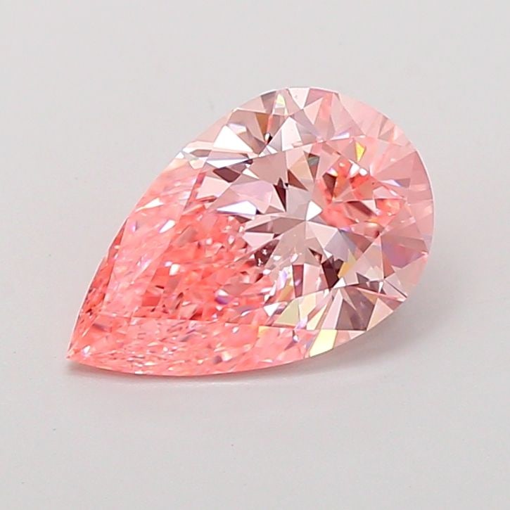 Loose Diamond - PEAR 2.52ct Fancy Vivid Pink VVS2: Loose Diamond - PEAR 2.52ct Fancy Vivid Pink VVS2 Source: This is a real non-mined Diamond that has been grown in a lab Shape: PEAR Carats: 2.52 Color: Fancy Vivid Pink Certification: IGI Video:
