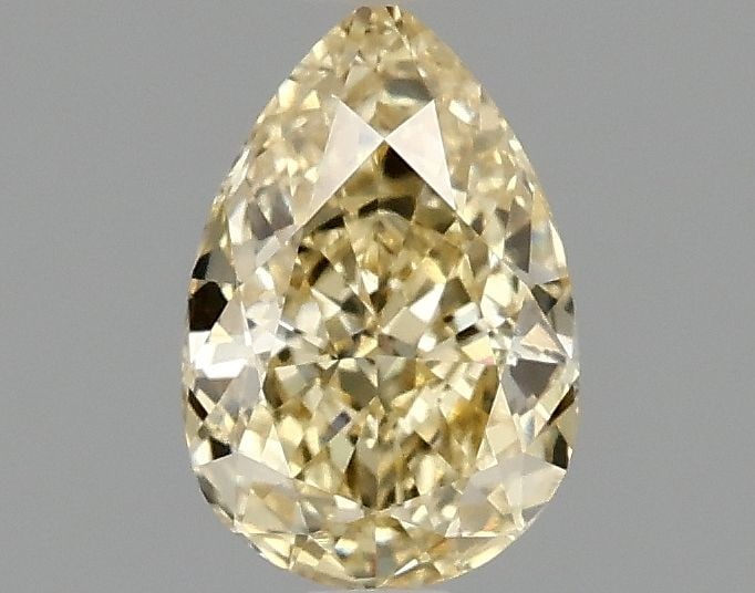 Loose Diamond - PEAR 1.02ct Fancy Intense Yellow VS2: Loose Diamond - PEAR 1.02ct Fancy Intense Yellow VS2 Source: This is a real non-mined Diamond that has been grown in a lab Shape: PEAR Carats: 1.02 Color: Fancy Intense Yellow Certification: IGI Video