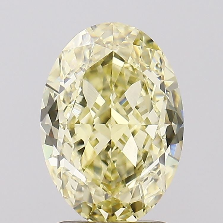 Loose Diamond - OVAL 2.54ct Fancy Yellow VS1: Loose Diamond - OVAL 2.54ct Fancy Yellow VS1 Source: This is a real non-mined Diamond that has been grown in a lab Shape: OVAL Carats: 2.54 Color: Fancy Yellow Certification: IGI Video: